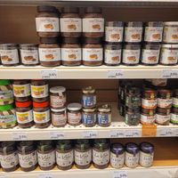 Some good vegan choc spreads at Veritas - Gracia in Barcelona