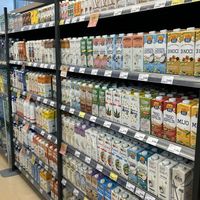 Plant milks   at Veritas - Gracia in Barcelona