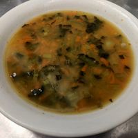 Menu Del Dia - Soup at Prasadam in Bogota