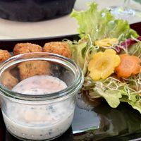 Falafel mit Dip at Traube in Ottikon Bei Gossau