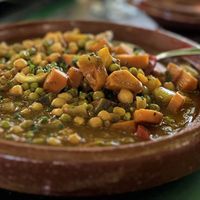 Marokkanisches Tajine mit Couscous und Pilaw Reis (für 2 Personen)  at Traube in Ottikon Bei Gossau