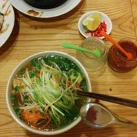 Vegetarian Pho at Minh Thuy's in Hanoi