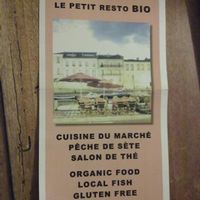 Flyer front page at La Part des Anges in Sete
