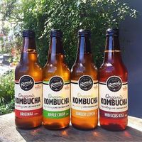 heaps of kombucha options - on tap or in the bottle - my tummy is loving it  at Replenish in Williamstown