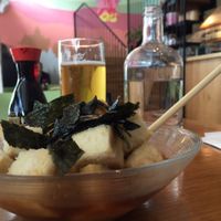 vegan Agadashi Tofu  at Nini Hachi in Tel Aviv