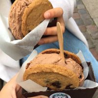 Ice cream cookie sandwich at Nicecream - Elmegade in Copenhagen