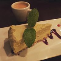 seasonal key lime pie at Blossom Restaurant Chelsea in New York City