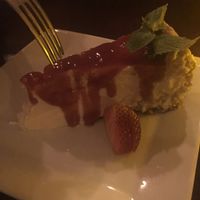 lemon cheesecake at Blossom Restaurant Chelsea in New York City