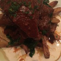 Hickory barbecue tempeh at Blossom Restaurant Chelsea in New York City