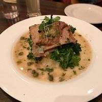 Seitan Scallopini at Blossom Restaurant Chelsea in New York City