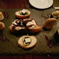 Chef s selection of dry, bland starters, not consistant with other pictures of same plate and 28$ at Blossom Restaurant Chelsea in New York City