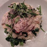 Seitan cordon bleu at Blossom Restaurant Chelsea in New York City