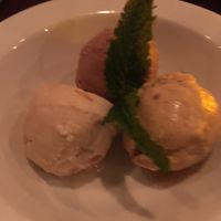 Cashew ice cream 3 ways...glorious  at Blossom Restaurant Chelsea in New York City