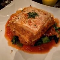 Lasagna at Blossom Restaurant Chelsea in New York City