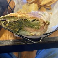 The Falafel “Zingo” style. It’s delicious!  at Zingo's Mediterranean in Perrysburg