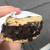 Cookies and cream ice cream sandwich  at Veganista Ice Cream II in Vienna