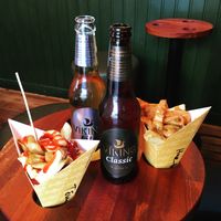 ketchup, peanut butter at Reykjavik Chips in Reykjavik