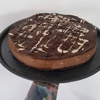 Custom order raw cheesecake at MOA Bakery Cakery in Oamaru