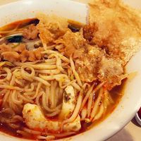 Prawn noodles  at Nature's Recipe Cafe in Petaling Jaya