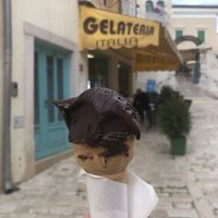 Dark Chocolate  at Gelateria Italia in Rovinj