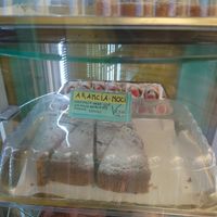 Vegan orange and walnuts cake at Gelateria Italia in Rovinj