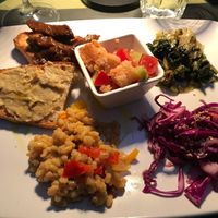 Vegan starter at Taverna dello Spagna  in Spoleto