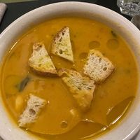 Magnifica zuppa di cicerchie at Taverna dello Spagna  in Spoleto