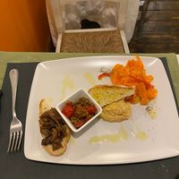 Antipasto vegano at Taverna dello Spagna  in Spoleto