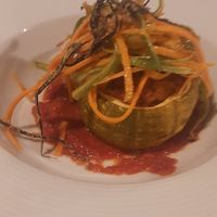 Zucchina ripiena di riso e verdure (buonissima) at Taverna dello Spagna  in Spoleto