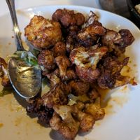 Crispy vegan cauliflower at Forage in Lakewood