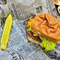 Hingetown burger at Jukebox in Cleveland