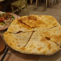 Bean stuffed bread at Palaty in Kutaisi