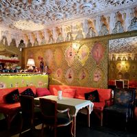 Beautiful decor at Kafe Leila in Tbilisi