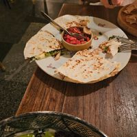 Hachapurito at Kafe Leila in Tbilisi