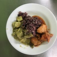 rice + sides  at Jiya Chai in Phuket