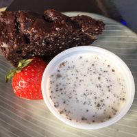 Brownie at The Green Queen in Stockholm