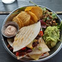 Quesadilla at The Green Queen in Stockholm