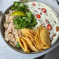 Chili Sin Carne (complete!) at The Green Queen in Stockholm