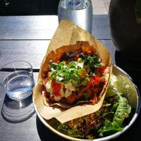 Vegan kebab at The Green Queen in Stockholm