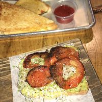 Grilled cheese & avo smash toast at The Cold Pressery in Mississauga