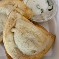 Pierogies  at Black Water Bar in Portland