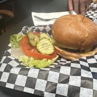 Burger - housemade  at Black Water Bar in Portland