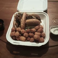 French dip at Black Water Bar in Portland