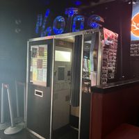 Photo booth inside  at Black Water Bar in Portland