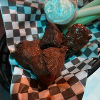 Buffalo wings 🤤💯  at Black Water Bar in Portland