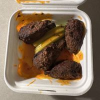 Buffalo wings  at Black Water Bar in Portland