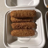 Mozzarella sticks  at Black Water Bar in Portland