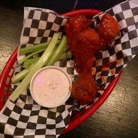 Buffalo wings at Black Water Bar in Portland