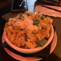 Mac n cheese at Black Water Bar in Portland