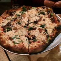 yummy vegan pizza  at Blaze Pizza - Maine St in Bar Harbor